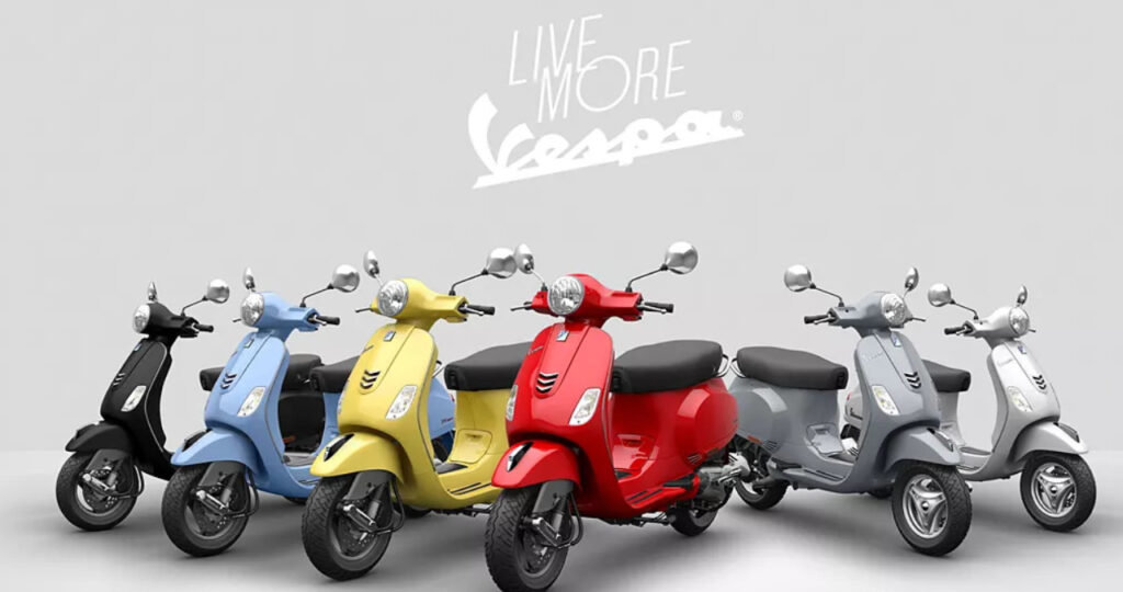 Vespa ZX 125 Colors Options